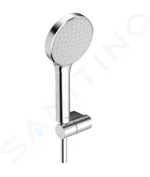 HANSA - Activejet Set sprchovej hlavice, 1 prúd, držiaka a hadice, svetle sivá/chróm (84380113)