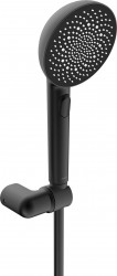 HANSA - Aurelia Set sprchovej hlavice, držiaka a hadice, 3 prúdy, matná čierna (4717012033)