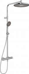 HANSA - Aurelia Sprchový set s termostatom, priemer 30 cm, 3 prúdy, chróm (47199103)
