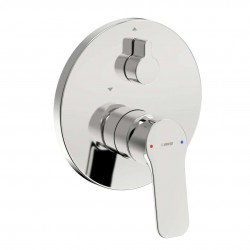 HANSA - Basic Batéria pod omietku, na 2 spotrebiče, chróm (80559003)