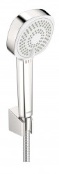 HANSA - Basicjet Set sprchovej hlavice, 3 prúdy, držiaku a hadice, chróm (44600133)