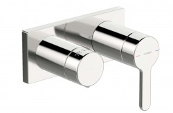 HANSA - Designo Batéria pod omietku na 2 spotrebiče, chróm (44519583)