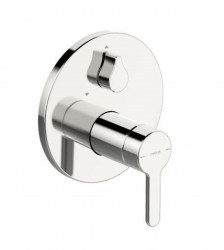 HANSA - Designo Vaňová batéria pod omietku, s prepínačom na 2 výstupy, chróm (81113563)