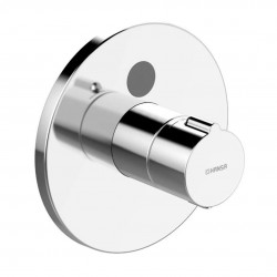 HANSA - Electra Elektronická sprchová batéria s termostatom pod omietku, so sieťovým  napájaním, chróm (80909001)