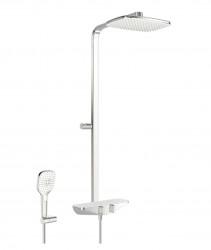 HANSA - Emotion Sprchový set s termostatom, 36x22 cm, 3 prúdy, biela/chróm (5865017182)