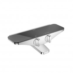 HANSA - Emotion Termostatická vaňová batéria, antracit/chróm (5864217184)