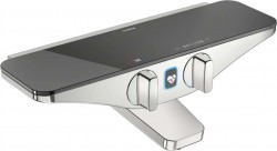 HANSA - Emotion Termostatická vaňová batéria Wellfit, antracit/chróm (5864217284)