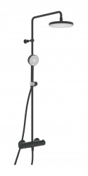 HANSA - Micra Sprchový set 200 s termostatom, Thermo Cool, matná čierna (4435013033)