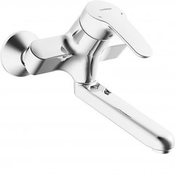 HANSA - Mix Páková umývadlová nástenná batéria, chróm (01949283)