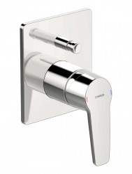 HANSA - Polo Batéria pod omietku pre 2 spotrebiče, chróm (50609193)