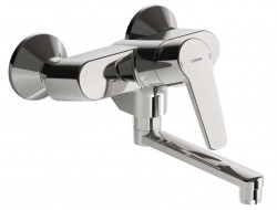HANSA - Polo Páková umývadlová batéria s otočným výtokom, ThermoCool, chróm (51612193)