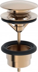 HANSA - Příslušenství Umývadlová výpusť Push-Open, brúsený bronz (0764010081)