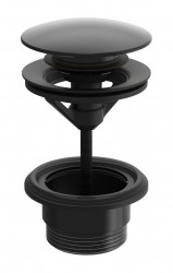 HANSA - Příslušenství Umývadlová výpusť Push-Open, matná čierna (0764010033)