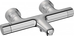 HANSA - Prisma Termostatická vaňová batéria, brúsená oceľ (5810230180)