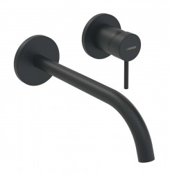 HANSA - Public Umývadlová batéria pod omietku, 2-otvorová inštalácia, matná čierna (5793217133)