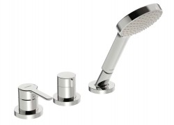 HANSA - Ronda Batéria na okraj vane, 3-otvorová inštalácia, chróm (03419473)