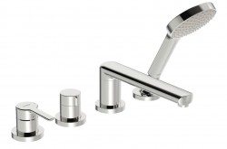 HANSA - Ronda Batéria na okraj vane, 4-otvorová inštalácia, chróm (03402473)