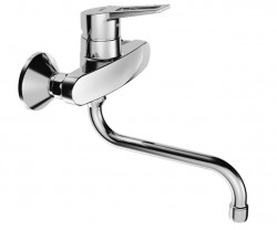 HANSA - Twist Páková drezová nástenná batéria, chróm (09692195)