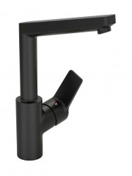 HANSA - Twist Umývadlová batéria s otočným výtokom, matná čierna (0955220333)