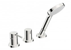 HANSA - Vantis Style Batéria na okraj vane, 3-otvorová inštalácia, chróm (54709007)