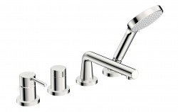 HANSA - Vantis Style Batéria na okraj vane, 4-otvorová inštalácia, chróm (54719007)