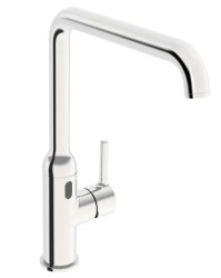 HANSA - Vantis Style Elektronická drezová batéria, sieťové napájanie, Bluetooth, chróm (54212209)
