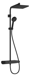 HANSGROHE - Activera Q Sprchový set s termostatom, 29x18 cm, 2 prúdy, EcoSmart+, matná čierna (28649670)