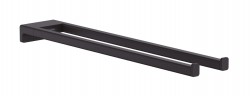 HANSGROHE - AddStoris Držiak uterákov dvojitý, dĺžka 45 cm, matná čierna (41770670)