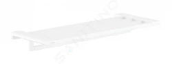 HANSGROHE - AddStoris Polička s držiakom uterákov, dĺžka 650 mm, matná biela (41751700)