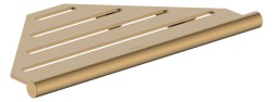 HANSGROHE - AddStoris S Polička rohová, kefovaný bronz (41761140)