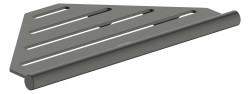 HANSGROHE - AddStoris S Polička rohová, kefovaný čierny chróm (41761340)