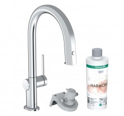 HANSGROHE - Aqittura M91 Drezová batéria s výsuvnou koncovkou a filtráciou, sBox, chróm (76800000)