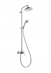 HANSGROHE - Croma 220 Sprchový set Showerpipe 220 s batériou, 1 prúd, chróm (27222000)