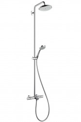 HANSGROHE - Croma 220 Sprchový set Showerpipe s termostatom, 22 cm, 1 prúd, chróm (27223000)