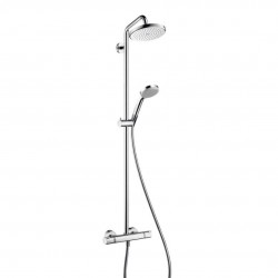 HANSGROHE - Croma 220 Sprchový set Showerpipe s termostatom, 22 cm, 4 prúdy, chróm (27185000)