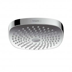 HANSGROHE - Croma Select E Hlavová sprcha, 18 cm, 2 prúdy, biela/chróm (26524400)