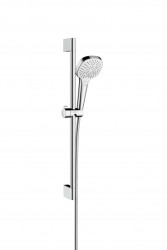 HANSGROHE - Croma Select E Set sprchovej hlavice, 3 prúdy, tyče a hadice, biela/chróm (26580400)