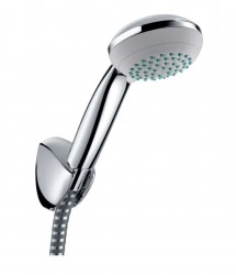 HANSGROHE - Crometta 85 Set sprchovej hlavice, 2 prúdy, držiaku a hadice 1,6 m, chróm (27559000)