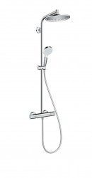 HANSGROHE - Crometta Sprchová súprava S 240 Showerpipe s termostatom, EcoSmart 9 l/min, chróm (27268000)