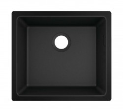 HANSGROHE - Dřezy Podstavný granitový drez S510-U450, grafitová čierna (43431170)