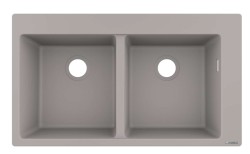 HANSGROHE - Dřezy Zabudovaný granitový drez S510-F770, betónová sivá (43316380)