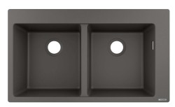 HANSGROHE - Dřezy Zabudovaný granitový drez S510-F770, kamenná sivá (43316290)