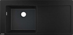 HANSGROHE - Dřezy Zabudovaný granitový drez S5110-F45, grafitová čierna (43330170)
