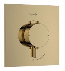 HANSGROHE - Ecostat Comfort E Termostatická baterie pod omítku, leštěný vzhled zlata (33710990)