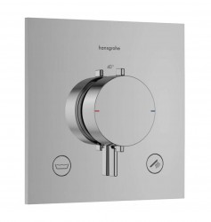 HANSGROHE - Ecostat Comfort E Termostatická baterie pod omítku, pro 2 spotřebiče, chrom (33716000)