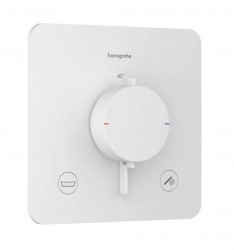 HANSGROHE - Ecostat Comfort Q Termostatická baterie pod omítku, pro 2 spotřebiče, matná bílá (33717700)
