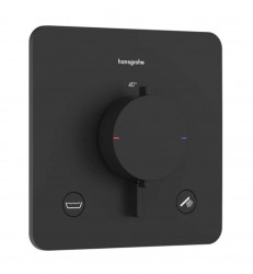 HANSGROHE - Ecostat Comfort Q Termostatická baterie pod omítku, pro 2 spotřebiče, matná černá (33717670)