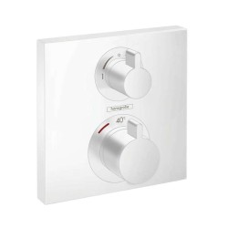 HANSGROHE - Ecostat Square Termostatická batéria pod omietku na 2 spotrebiče, matná biela (15714700)