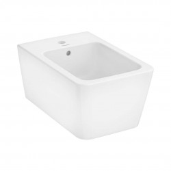 HANSGROHE - EluPura Q Závesný bidet, otvor na batériu, HygieneEffect biela (62044450)