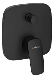 HANSGROHE - Logis Baterie pod omítku pro 2 spotřebiče, matná černá (71407670)